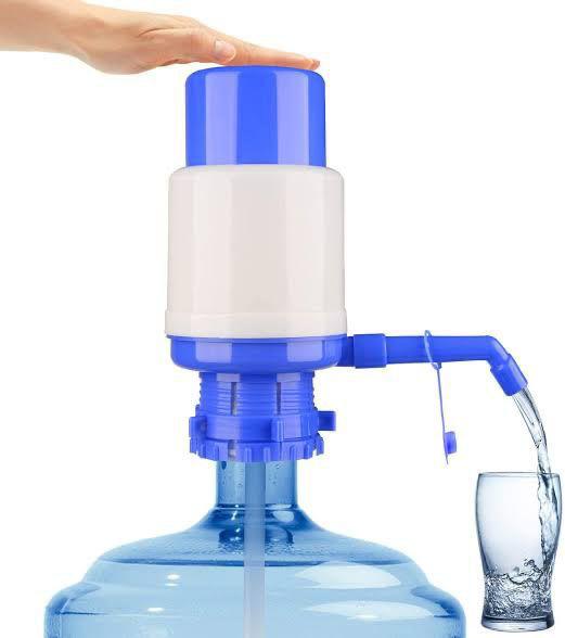 Manual Water Pump For 19 Liter Cans Large Blue & White - Bottle Water Pump Dispenser