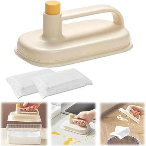 Magic Brush & Replaceable Disposable Magic Kitchen Cleaning Cloth