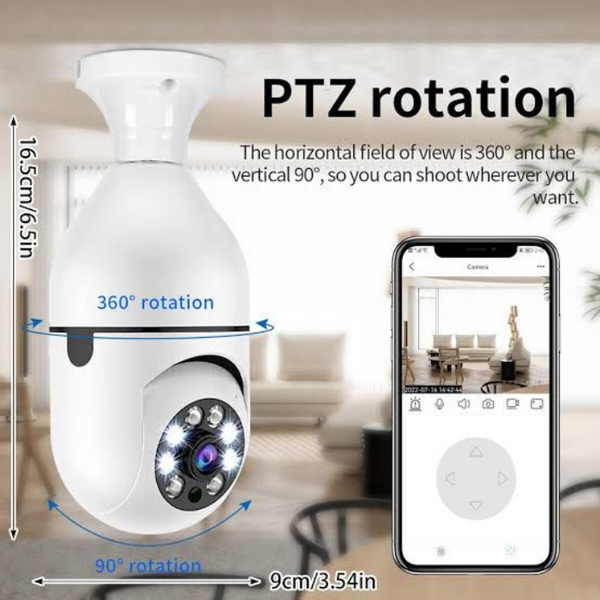Pan-Tilt Security Camera with Night Vision