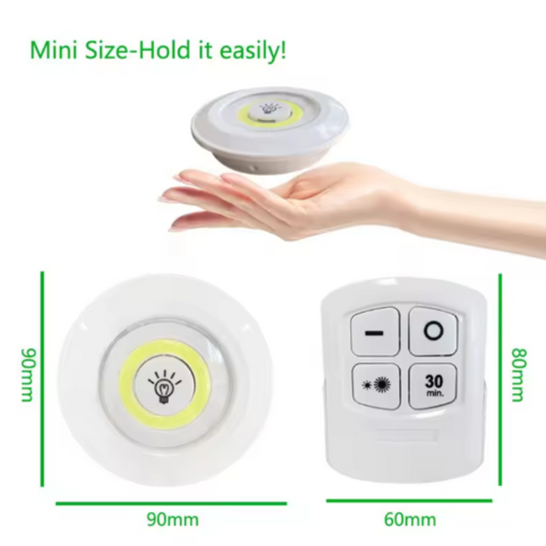under cabnet and cupboard remote  Control lights 3 Lights and  Remote
