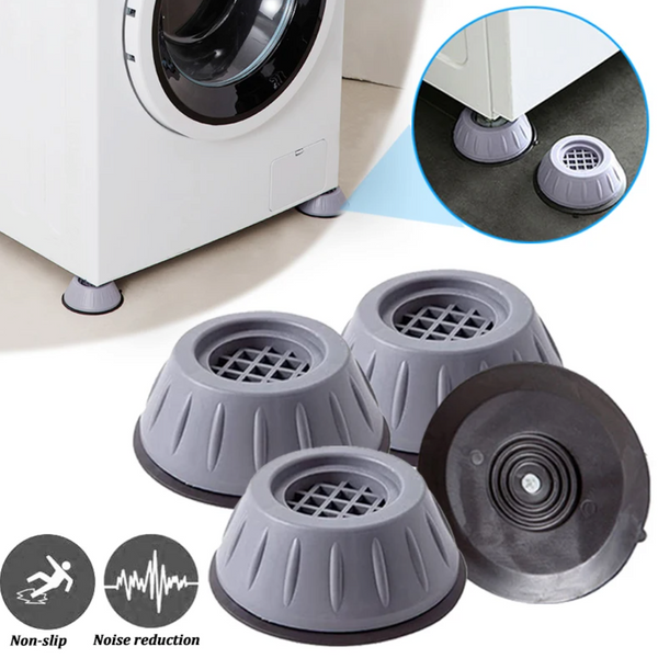 PACK OF 4 Anti Vibration Feet Pads Washing Machine Shock Absorption Rubber Mat Anti-Vibration Pad